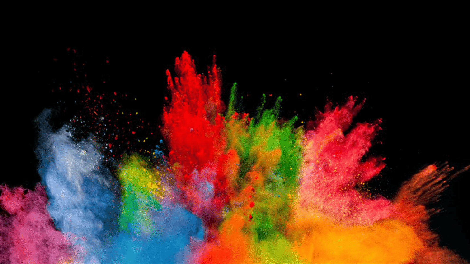 colours explode